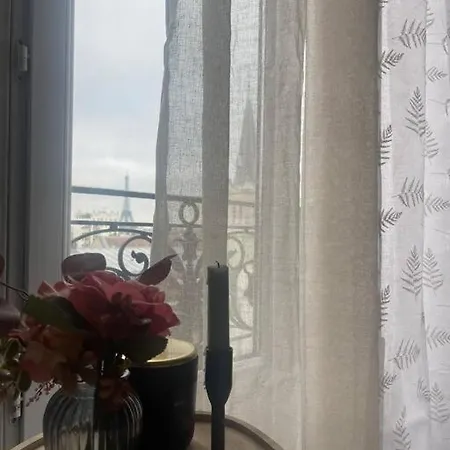 アパート Superbe Studio Vue Tour Eiffel 15
