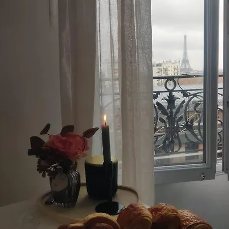 شقة Superbe Studio Vue Tour Eiffel 15 *