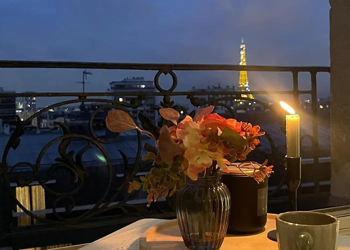 شقة Superbe Studio Vue Tour Eiffel 15